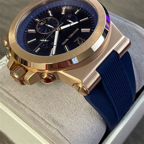 mens michael kors dylan chronograph watch|michael kors dylan rose gold.